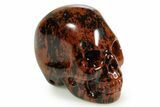 1.5" Polished Mahogany Obsidian Skulls - Photo 3